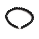 fashion black frosted stone English letters heart bracelet setpicture54