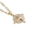 Retro little angel compass pendant necklacepicture11