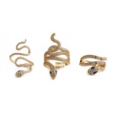 Fashion color inlaid zircon snake opening adjustable ringpicture15