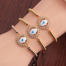 Fashion Devils Eye Palm Beads Copper Zircon Bracelet Wholesalepicture14