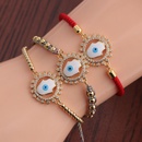 Fashion Devils Eye Palm Beads Copper Zircon Bracelet Wholesalepicture18