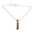 Fashion resin stone aurora necklacepicture15