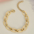 trend personality simple stainless steel plated 14k gold braceletpicture23