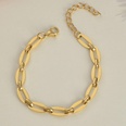trend personality simple stainless steel plated 14k gold braceletpicture24