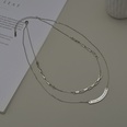Korean curved brand double layered necklacepicture13