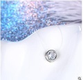 fashion variety of transparent zircon invisible necklacepicture14