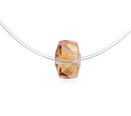 fashion variety of transparent zircon invisible necklacepicture22