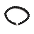 fashion black frosted stone English letters heart bracelet setpicture83