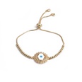 Fashion Devils Eye Palm Beads Copper Zircon Bracelet Wholesalepicture24