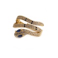 Fashion color inlaid zircon snake opening adjustable ringpicture18