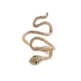 Fashion color inlaid zircon snake opening adjustable ringpicture20