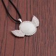 Fashion Diamond Opal Wing Pendant Necklacepicture22