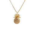 fashion zirconcopper zircon pineapple pendant necklacepicture11