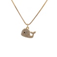 Retro zircon dolphin pendant necklacepicture15