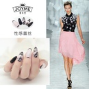 fashion 24 pieces of water drop printed nail piecespicture10