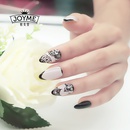 fashion 24 pieces of water drop printed nail piecespicture11