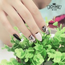 fashion 24 pieces of water drop printed nail piecespicture12