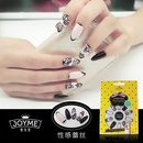fashion 24 pieces of water drop printed nail piecespicture13