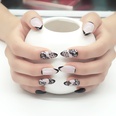 fashion 24 pieces of water drop printed nail piecespicture15
