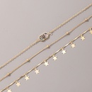 new simple star tassel diamond anklet 3piece setpicture6