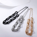 retro exaggerated multilayer hollow matte necklacepicture8