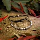 Simple copper bead braided braceletpicture14