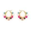 fashion crystal pearl geometric stainless steel earringspicture12