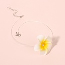 Korean fresh personality frangipani pendant necklacepicture1