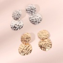 Retro round brand stitching earringspicture15