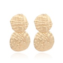 Retro round brand stitching earringspicture17
