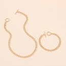 hiphop stacking trendy metal chain necklace setpicture8