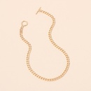 hiphop stacking trendy metal chain necklace setpicture9