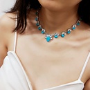 fashion bohemian retro inlaid turquoise pendant necklacepicture8