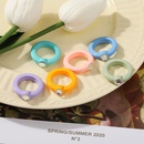 simple candy color acrylic ring wholesalepicture11