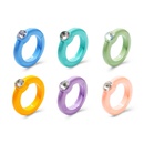 simple candy color acrylic ring wholesalepicture15