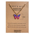 Bohemian fashion butterfly pendant alloy necklace setpicture13