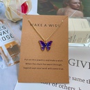 Bohemian fashion butterfly pendant alloy necklace setpicture16