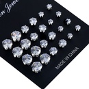 simple 12 pairs of zircon earrings setpicture11