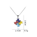 fashion puzzle geometric clavicle chain necklacepicture13