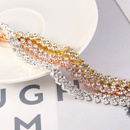 Bracelet plein de diamants multicolores en cristal rtropicture18