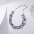 retro exaggerated multilayer hollow matte necklacepicture14