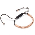 Simple copper bead braided braceletpicture16