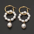 fashion freshwater baroque pearl geometric earringspicture13