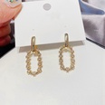 fashion zircon microinlaid geometric ring buckle earringspicture16