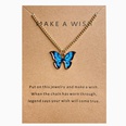 Bohemian fashion butterfly pendant alloy necklace setpicture17