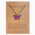 Bohemian fashion butterfly pendant alloy necklace setpicture18