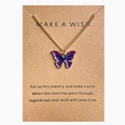Bohemian fashion butterfly pendant alloy necklace setpicture19