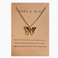 Bohemian fashion butterfly pendant alloy necklace setpicture20