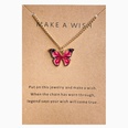 Bohemian fashion butterfly pendant alloy necklace setpicture21