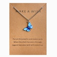 Bohemian fashion butterfly pendant alloy necklace setpicture23